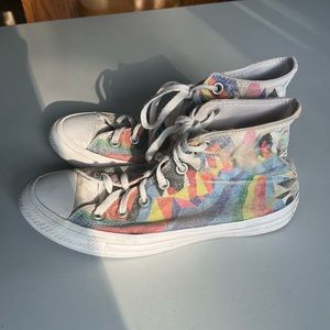Floral Pride Collection High Top Converse